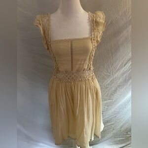 Forever 21 Cream Dress